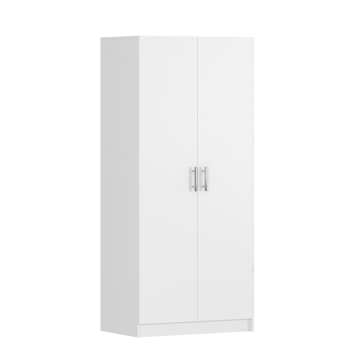 Practa 800mm White Two Door Cupboard 