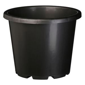 IP Plastics 15L Charcoal Round Pot - 15L