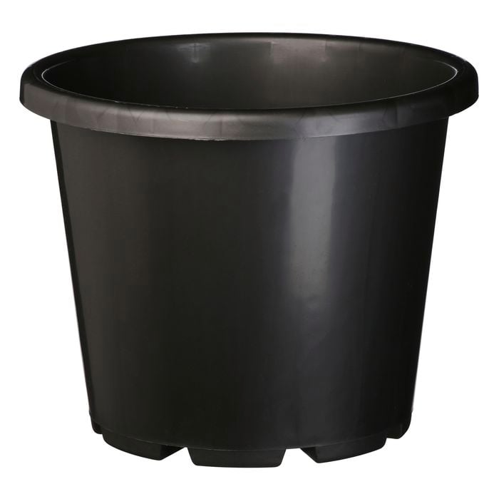 IP Plastics 15L Charcoal Round Pot