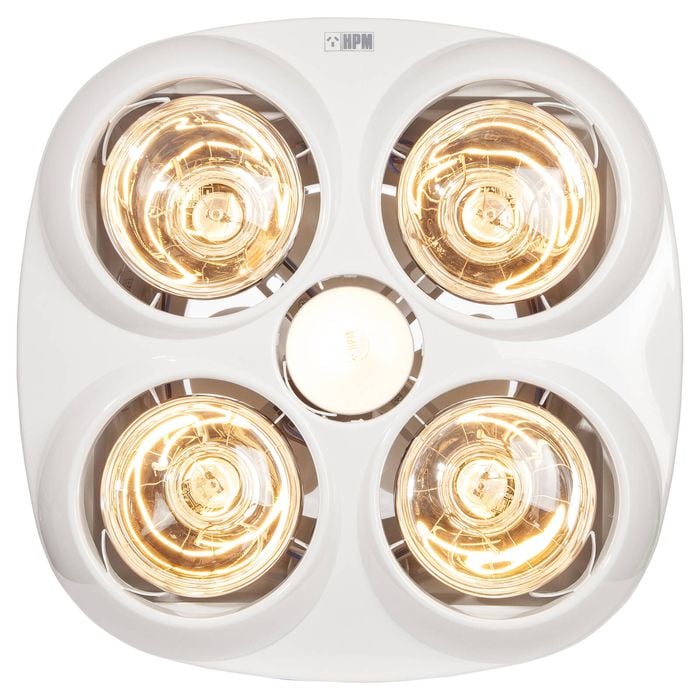 HPM 3-in-1 4-Lamp Instant Heat Bathroom Heater with Light - Bunnings ...