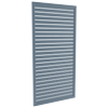 ProtectorAl 300-1000W X 1001-2000H Deep Ocean Aluminium Welded Slat Panel Horizontal 9mm Gap