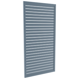 ProtectorAl 300-1000W X 1001-2000H Deep Ocean Aluminium Welded Slat Panel Horizontal 9mm Gap
