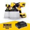 Wagner 18V W600 Cordless kit comes complete with a 1.3L iSpray attachment, an 800ml standard spray attachment, a 2Ah Bosch Blue professional battery & charger set. Redeem an additional Bosch Blue Professional 2Ah battery through Wagner online.