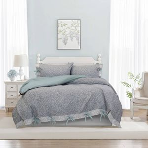 Algodon Queen Esther Cotton 250TC Quilt CoverPillowcase Set - Multi