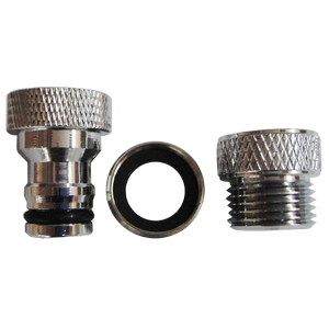 Kinetic 3 Piece Chrome Plated Aerator Adaptor Kit