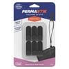 Permastik 500g Small Matte Black Metal Hooks - 6 Pack