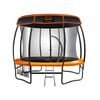 Kahuna Trampoline 10 Ft With Roof Cover - Orange