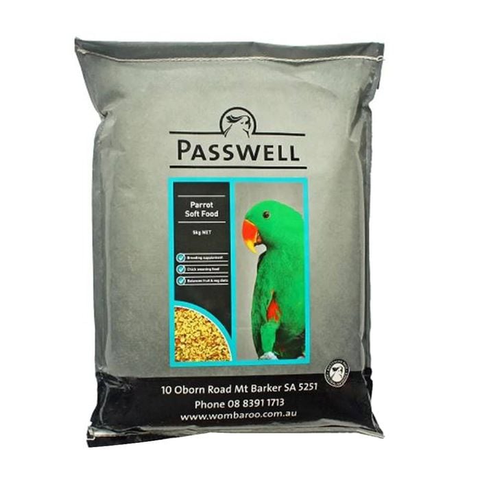 Passwell Parrot Soft Food Supplement For Cockatoos & Parrots 5kg