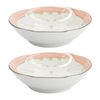 2PK Tokyo Design Kawaii Neko Ceramic Cat Bowl Pink 16.5x5cm Japanese Tableware