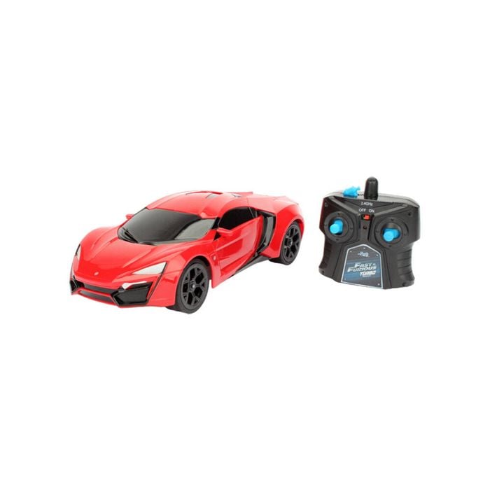 Jada Toys Fast & Furious Lykan Hypersport Remote Control Car Toy 1:16 Scale