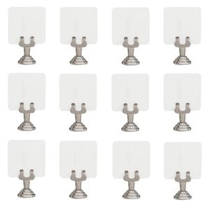 12 X Harp Shape Place Card Menu Holder - 35 X 25mm
