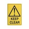 Brutus 450mm x 300mm Keep Clear Plastic Sign