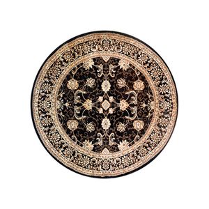 Riviera 84 200x200 Black Round Rug