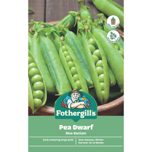 Fothergill's Blue Bantam Dwarf Pea Vegetable Seed