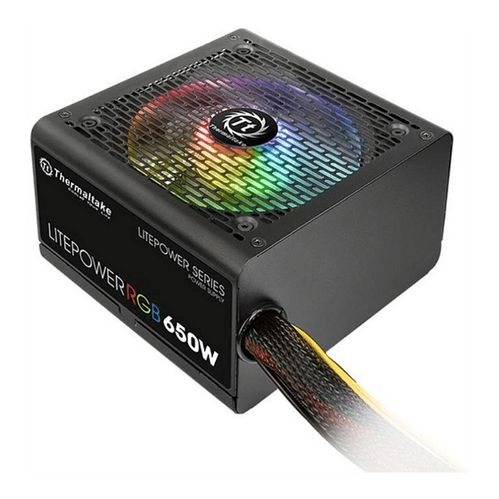 Thermaltake Litepower 650W RGB Non-Modular Power Supply [PS-LTP-0650NHSANA-1]