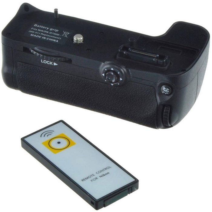 Jupio Battery Grip For Nikon D7000 w/ Remote/AA Cylinder
