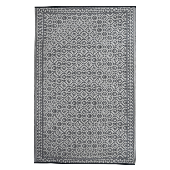 Fab Habitat 180x270cm Grey Ronda Recycled Plastic Outdoor Rug