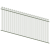 ProtectorAl 1201-2400W x 1200H Pale Eucalypt Spear Top Pool Fence Panel Raked Up to 15º