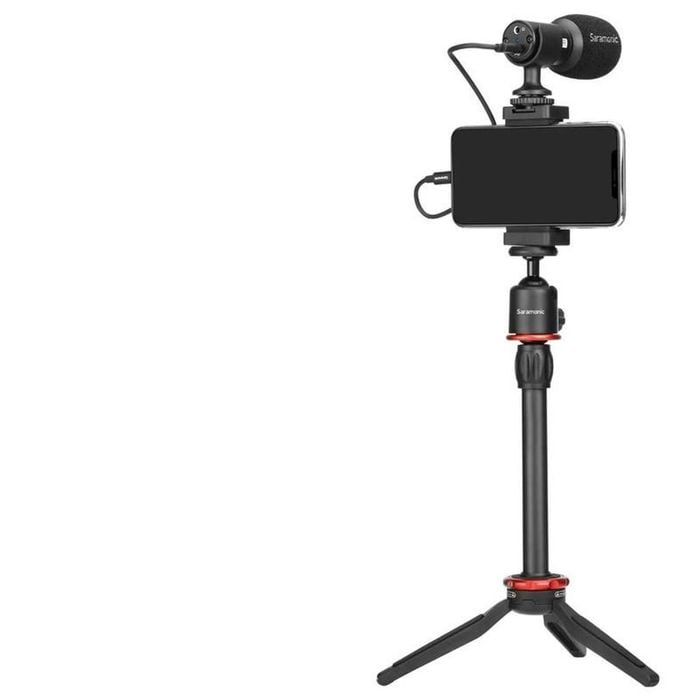 Saramonic Smartmic Mtv Vlogging And Podcast Kit With Stereo Microphone Black