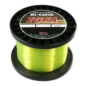 Momoi 1000m HiCatch IGFA HiVis Yellow Monofilament Fishing Line 15kg