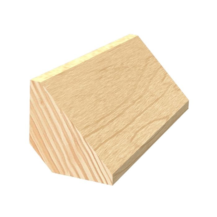 19 x 19mm 2.4m Tri Quad Clear Pine