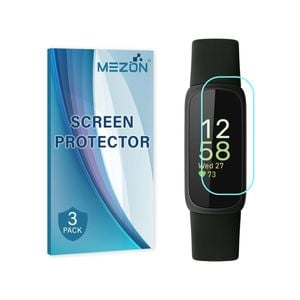 3 Pack MEZON Fitbit Inspire 3 Ultra Clear TPU Film Screen Protectors