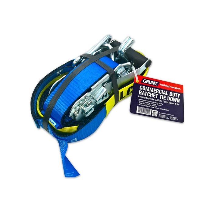Grunt 50mm x 9m Ratchet Tie Down