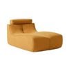MIUZ Lounge Chaise Sofa, 1PC Modular Sofa Lounge Chair, Yellow Chair