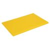 Hygiplas Chopping Board Extra Thick High Density Yellow 450x300x25mm Commercial Kitchen Food Preparation
