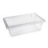 Vogue Polycarbonate Food Storage Container Clear Stackable Dishwasher Safe 12ltr 155x456x305mm