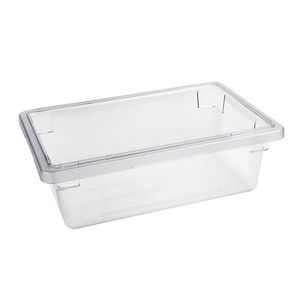 Vogue Polycarbonate Food Storage Container Clear Stackable Dishwasher Safe 12ltr 155x456x305mm