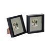 Nicola Spring 2 Piece 6 x 6 3D Shadow Box Photo Frame Set - Craft Display Picture Frame with 2 x 2 Mount - Black