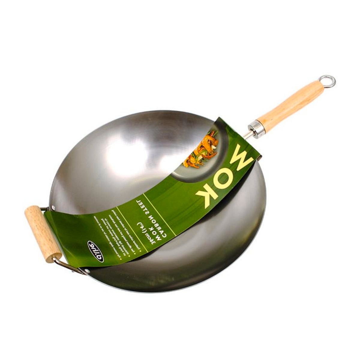 D.Line Carbon Steel Wok 36cm Bunnings Australia