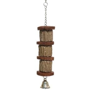Rosewood Hide 'n' Treat Edible Wood Chain Rabbit Pig Pet Toy Natural