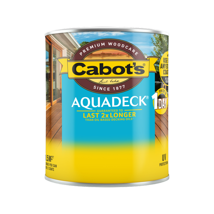 Cabot's 250ml Burnt Walnut Aquadeck Exterior Decking Oil