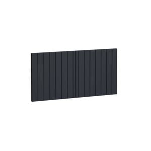 Kaboodle 750mm Poppy Seed V-Groove Overhead Doors - 2 Pack