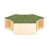 Jooyes Puzzle Series Kids Polygon Book Storage Bench With Cushion