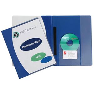 Marbig Premier Flat File with Insert Cover (A4) (Blue)