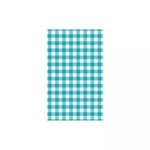 Gingham Greaseproof Paper Pack 200 - Teal Gingham