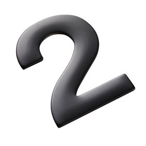 Sandleford 50mm Matt Black Mode Numeral 2