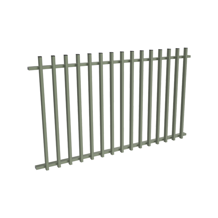 ProtectorAl 0901 - 1799 x 1050mm Pale Eucalypt Aluminium Batten Balustrade Panel