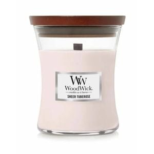 WoodWick Candle - Medium Sheer Tuberose