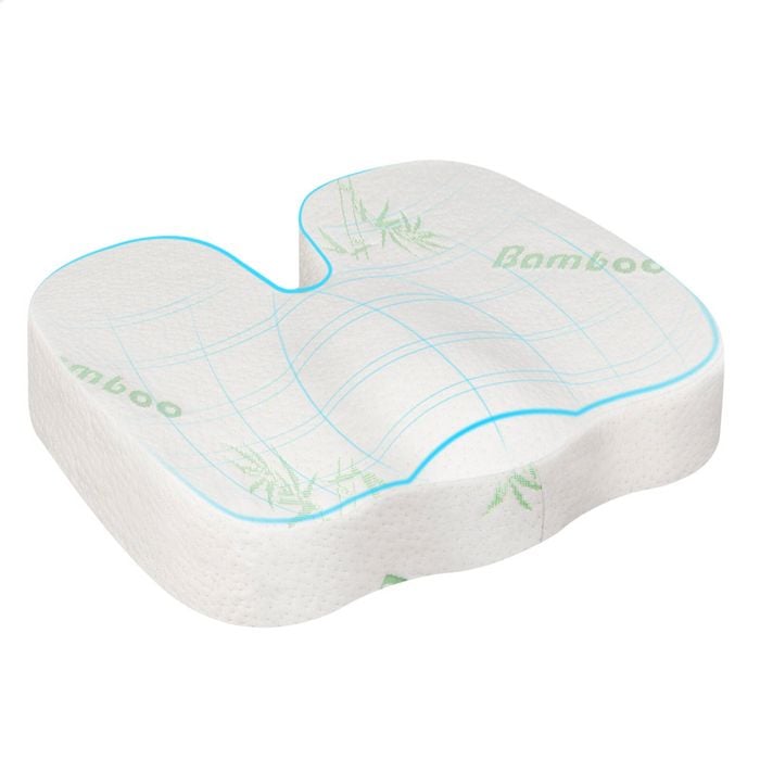 STARRY EUCALYPT Seat Cushion Memory Foam Pillow Pain Relief Bamboo