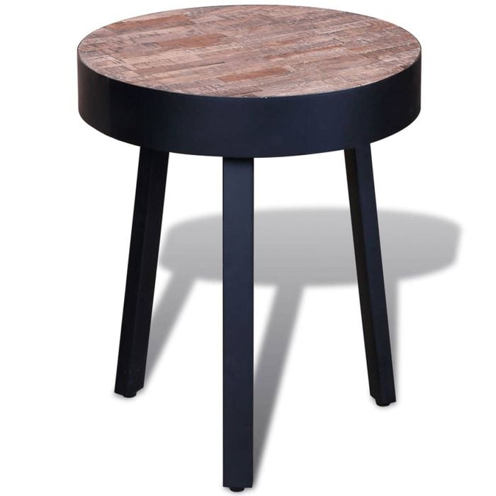 vidaXL End Table Round Home Furniture Telephone Stand