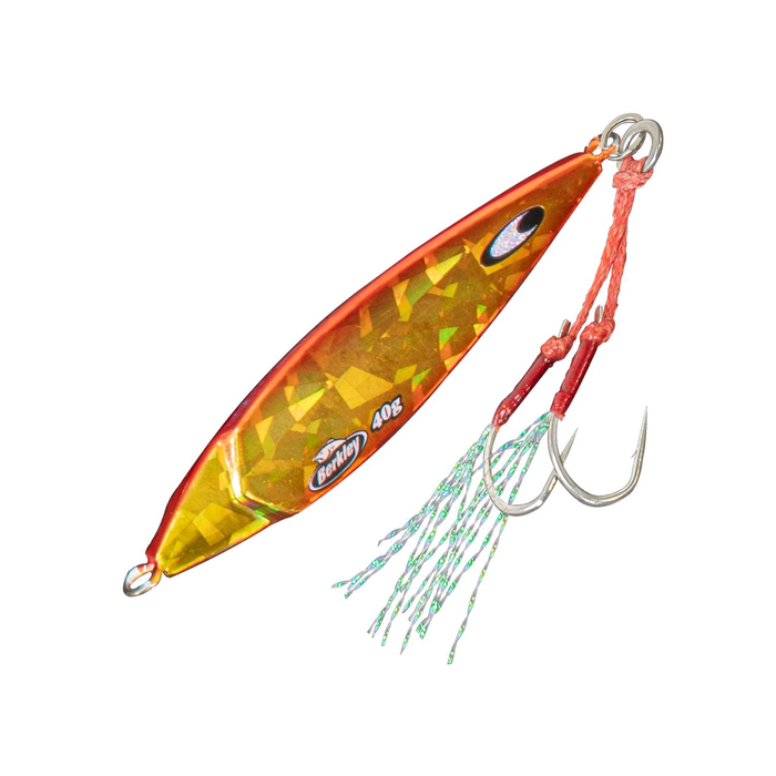 Berkley Skid Jig Fishing Lure 40g Metal Jig AkaOrange/Gold