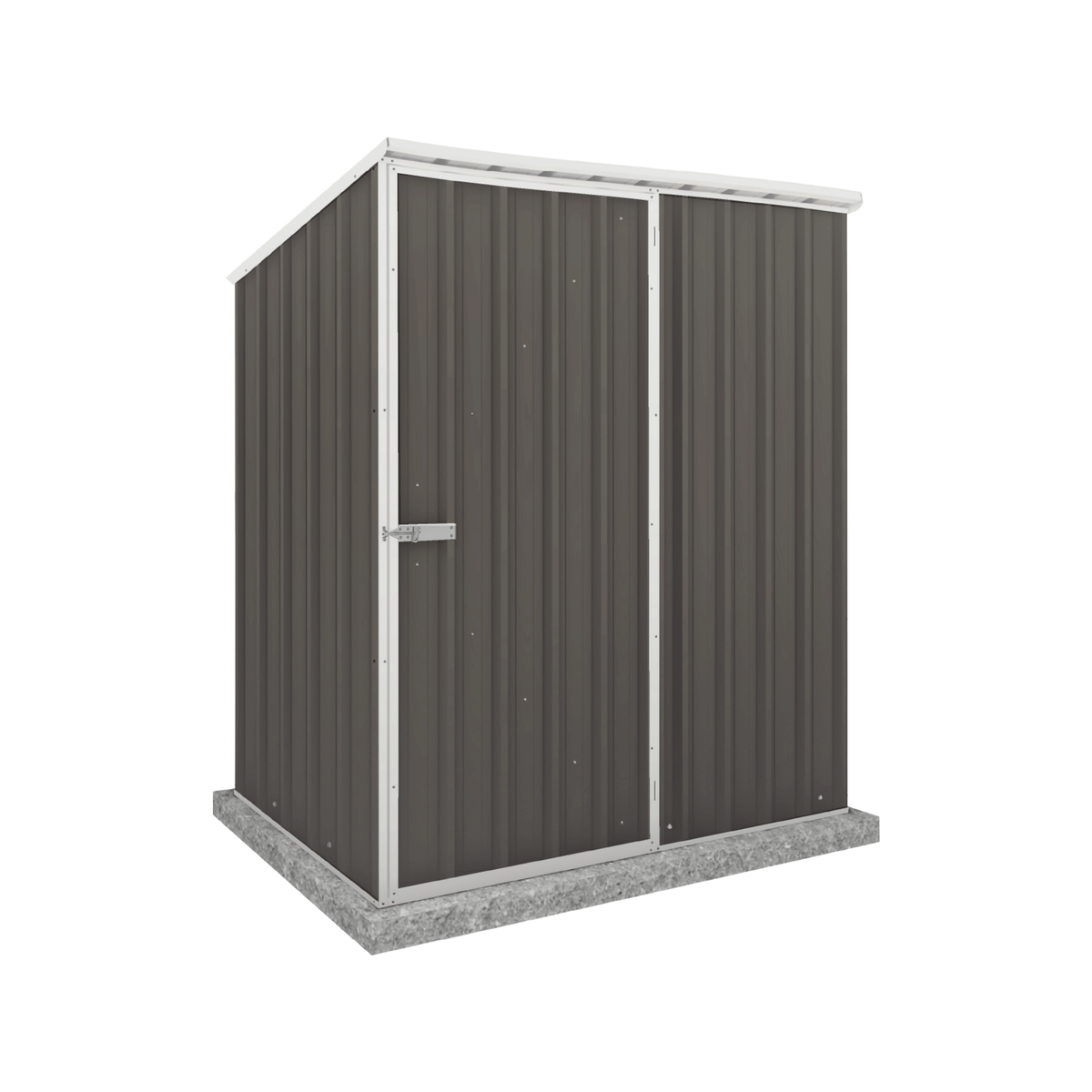 Absco Sheds 1.52 x 0.78 x 1.8m Woodland Grey Reverse Skillion Garden Shed
