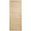 Corinthian 2340 x 820 x 40mm Entrance Door Blonde Oak AWO5