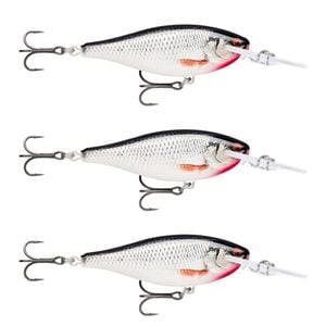 3x Rapala 7.5cm Shad Rap Elite (Floating) Fishing Lures - Gilded Live Roach