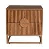 Sk Designer Living | Tao Wood Bedside Table - Walnut