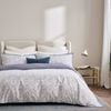 Christy Ditsy Gingham Blue Quilt Cover Set Cotton Sateen Super King Multi